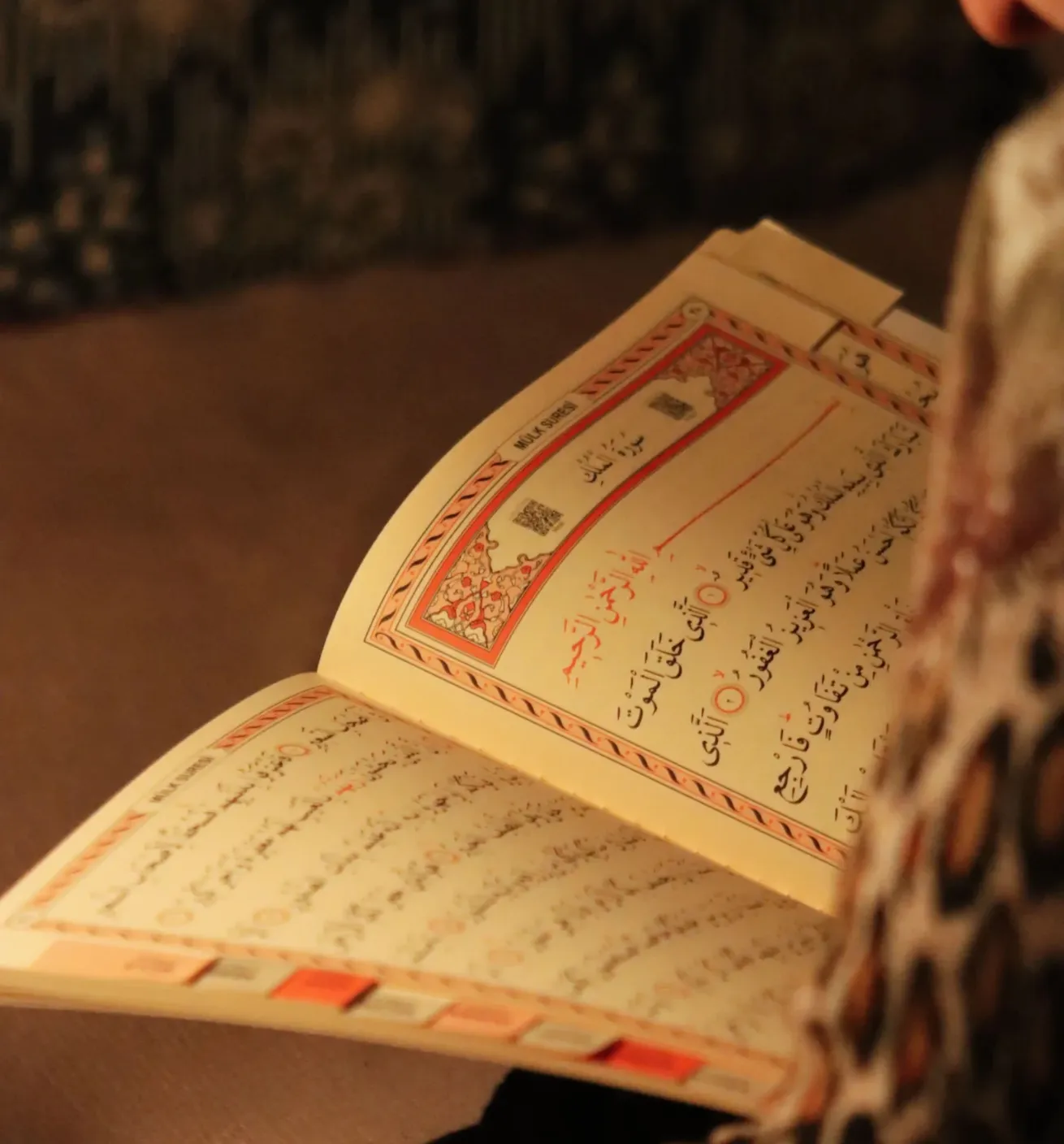 Learner during Quran memorisation practice